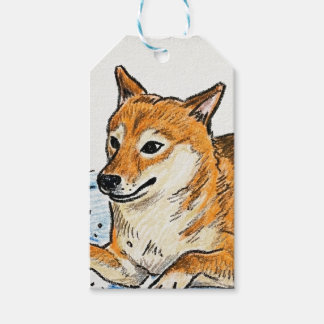 Cute "Leap Into Love" Shiba Inu Valentine's Day Geschenkanhänger