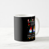 Cute Lefse Rolling Team Norwegian Gnomes Ugly Xmas Kaffeetasse (VorderseiteRechts)