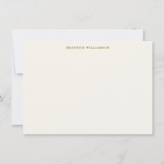 Cute Lemon Fruit Watercolor Pattern Personalized Mitteilungskarte (Vorderseite)