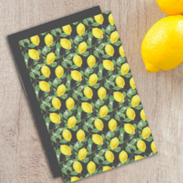 Cute lemon-gelbes graues Muster