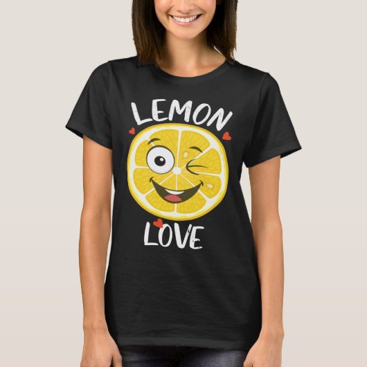 Cute Lemon Love Fruit Farmer Healthy Life T-Shirt (Vorderseite)