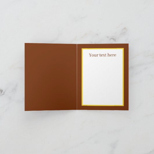 Cute lemon pie customizable karte (Innenseite)