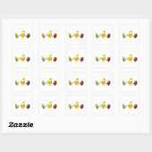 Cute Lemon Tea Friends – Sticker (Blatt)