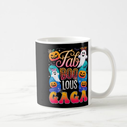 Cute Leopard Fab Boo Lous Gaga Soky Halloween Cost Kaffeetasse (Rechts)
