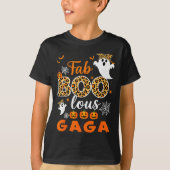 Cute Leopard Fab Boo Lous Gaga Soky Halloween Cost T-Shirt (Vorderseite)