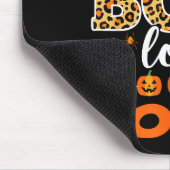 Cute Leopard Fab Boo Lous Lola Soky Halloween Cost Mousepad (Ecke)
