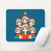 Cute Leopard Gecko Le Lizard Christmas Tree Xmas H Mousepad (Mit Mouse)