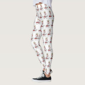 Cute Let's Go! Walk Clumber Spaniel Dog (lemon 1) Leggings (Links)