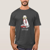 Cute Let's Go! Walk Clumber Spaniel Dog (lemon 1) T-Shirt (Vorderseite)