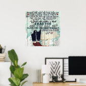 Cute Letter To Husband | Cool Design Gift | Poster (Heimbüro)