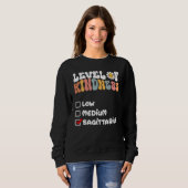 Cute Level of Kindness Sagittarius Zodiac Sign Dai Sweatshirt (Vorne ganz)