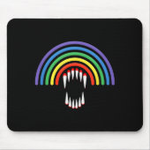 Cute Lgbtq Vamre Lgbt Halloween Ghost Rainbow Gay Mousepad (Vorne)