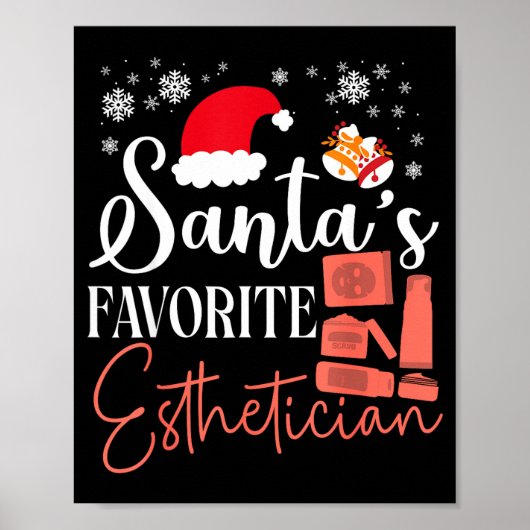 Cute Licensed Esthetician Skincare Beautician Chri Poster (Vorne)