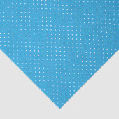 Cute Light Blue Polka Dot Pattern Seidenpapier (Ausschnitt)