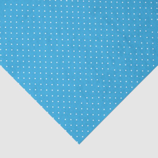 Cute Light Blue Polka Dot Pattern Seidenpapier (Ausschnitt)