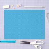 Cute Light Blue Polka Dot Pattern Seidenpapier (Handwerk)