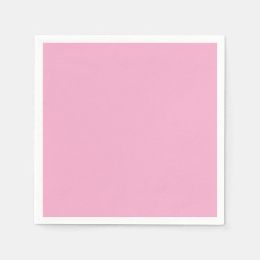 Cute Light Pink Solid Napkins Serviette (Vorderseite)