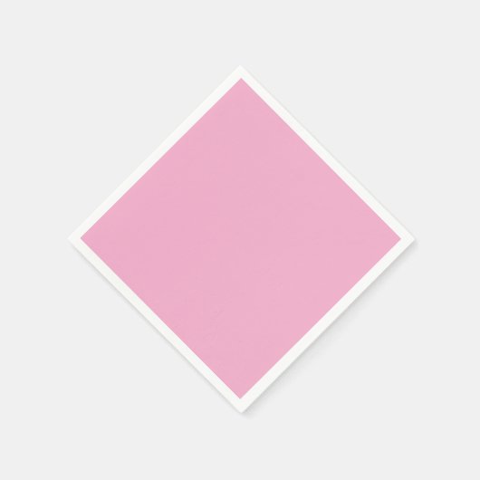 Cute Light Pink Solid Napkins Serviette (Ecke)