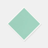 Cute Light Teal Solid Napkins Serviette (Ecke)
