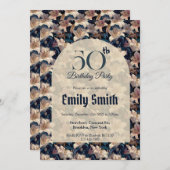 Cute Lilies Petal Surprise Birthday Party Einladung (Vorne/Hinten)