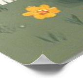 Cute Lion Nursery Wall Art Jungle Poster (Ecke)