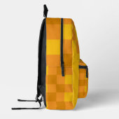Cute Lion Themed Backpack (with checked pattern) Bedruckter Rucksack (Links)