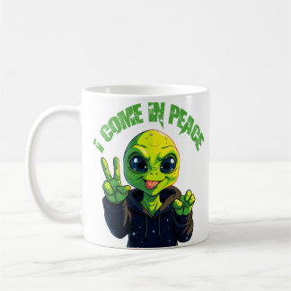 cute little alien, der kleine ausserirdische kaffeetasse