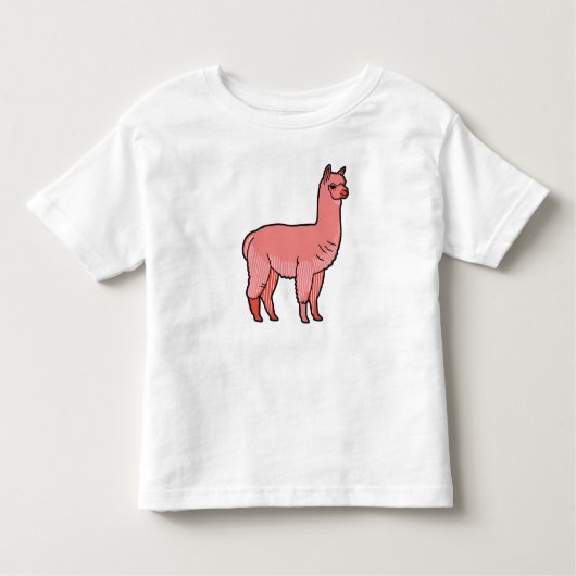 Cute little alpaca kleinkind t-shirt (Vorderseite)