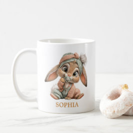 Cute Little Baby Bunny Kaffeetasse