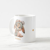Cute Little Baby Bunny Kaffeetasse (Vorderseite Links)