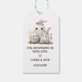 cute little boo girl First Halloween Baby shower Geschenkanhänger