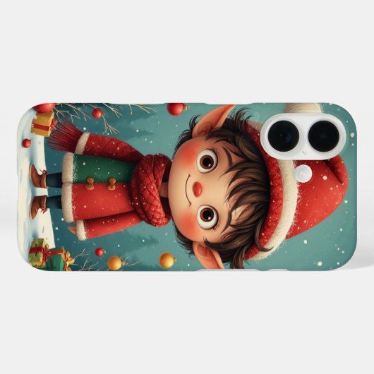 Cute Little Boy Elf iPhone / iPad case (Rückseite (Horizontal))
