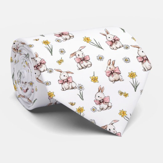 Cute Little Bunnies,  Krawatte (Gerollt)