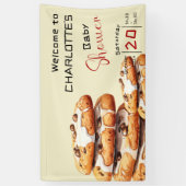 Cute Little Cookie Baby Shower Banner (Vertikal)