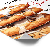 Cute Little Cookie Baby Shower Welcome Poster (Ecke)