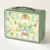 Cute Little Dino Metall Brotdose (Rückseite)