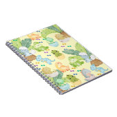 Cute Little Dino Notizblock (Rechte Seite)