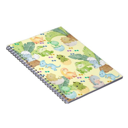 Cute Little Dino Notizblock (Rechte Seite)