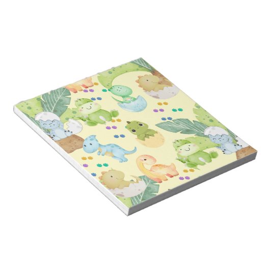 Cute Little Dino Notizblock (angewinkelt)