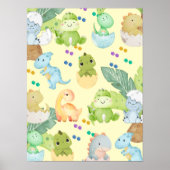 Cute Little Dino Poster (Vorne)
