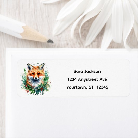 Cute Little Fox at Christmas (Insitu)