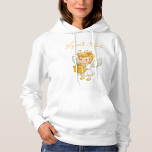 Cute little golden Angel with Gift Hoodie
