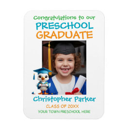 Cute Little Goose Preschool Graduation Magnet