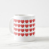 Cute little hearts mug kaffeetasse (Vorderseite Links)
