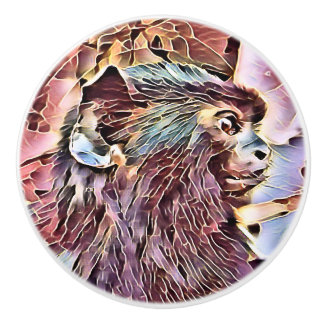 CUTE LITTLE MONKEY KERAMIKKNAUF