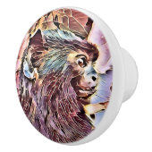 CUTE LITTLE MONKEY KERAMIKKNAUF (Rechts)