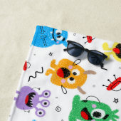 Cute Little Monsters Strandtuch (Beispiel)
