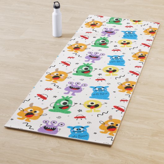 Cute Little Monsters Yogamatte (Beispiel)