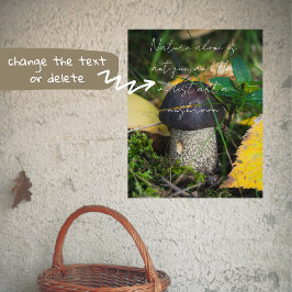 Cute little mushroom poster