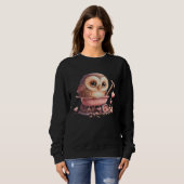Cute Little Owl Valetines Animal Love 13 Sweatshirt (Vorne ganz)